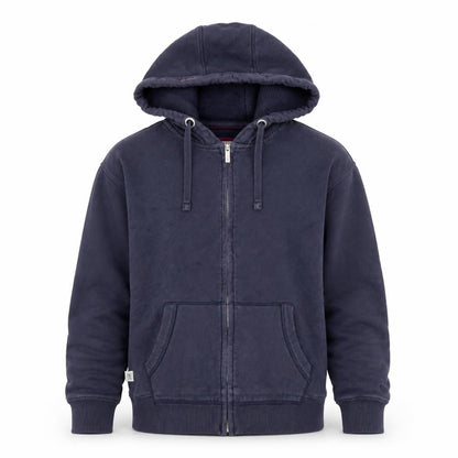 Mens UK Size S FatFace Blue Full Zip Hoodie