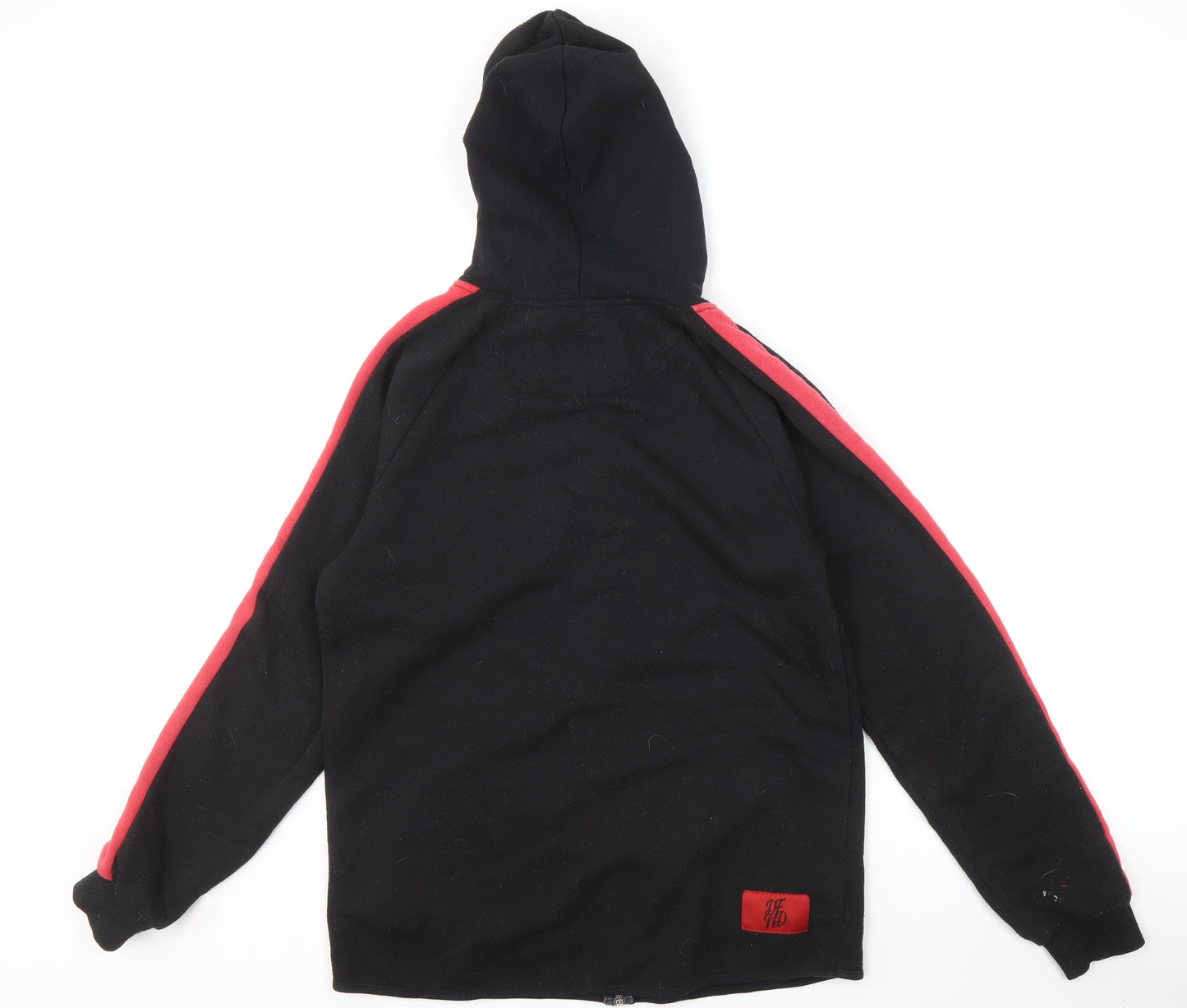 UK Size L DFND Black Full Zip Hoodie