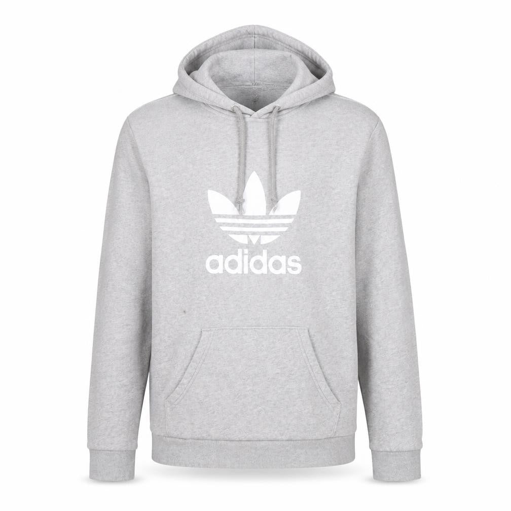 Mens UK Size S adidas Grey Pullover Hoodie