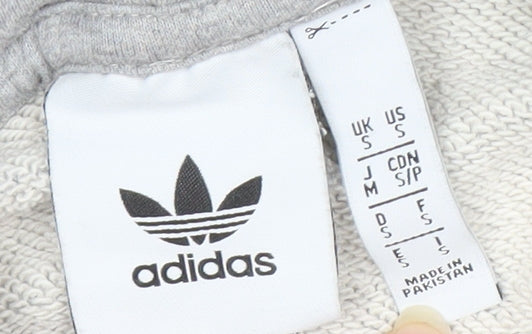 Mens UK Size S adidas Grey Pullover Hoodie