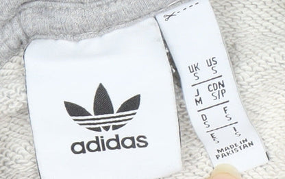 Mens UK Size S adidas Grey Pullover Hoodie