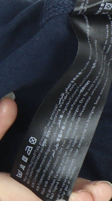 Jack Wills Women's Blue Cotton T-Shirt, Size 12, Casual Wear