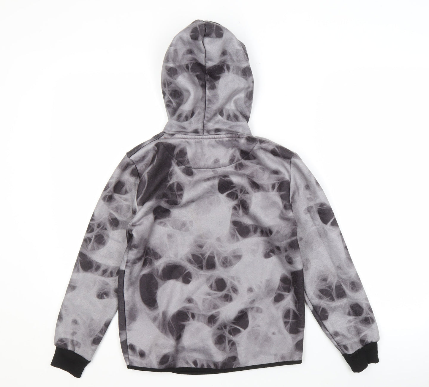 DFND Boys Grey Pullover Hoodie with Logo, Long Sleeve, 11-12 Yrs