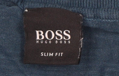 Hugo Boss Men's Blue 2XL Slim Fit Polo Shirt