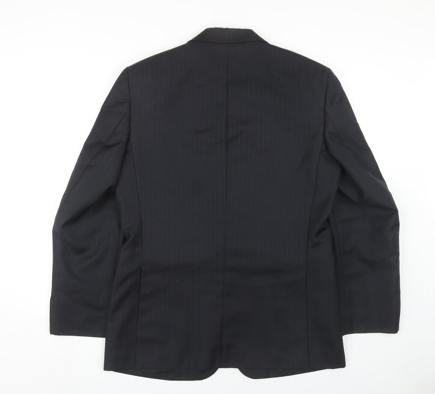 UTC Men's Black Striped Blazer - Size 38R Formal Jacket