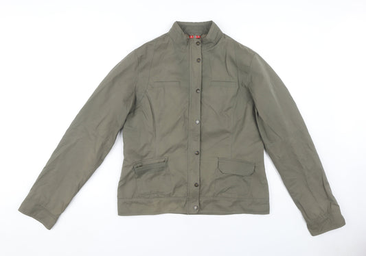 Elle Women's Green Embroidered Jacket XL Casual