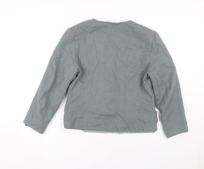 Lorraine Cheal Women’s Grey Wool Blazer Size 14