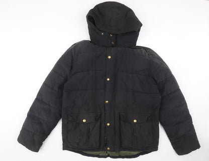 Mens UK Size L Gap Black Puffer Jacket