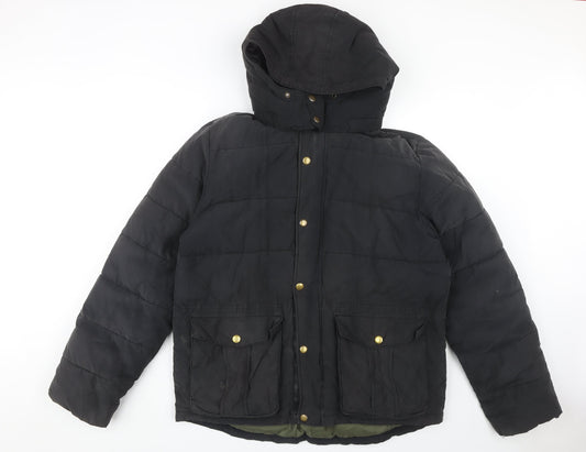 Mens UK Size L Gap Black Puffer Jacket