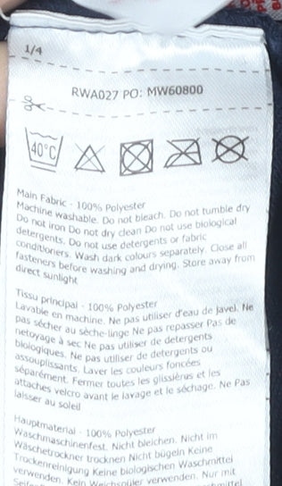 Regatta Women's Black Fleece Half Zip Sweatshirt Size 18