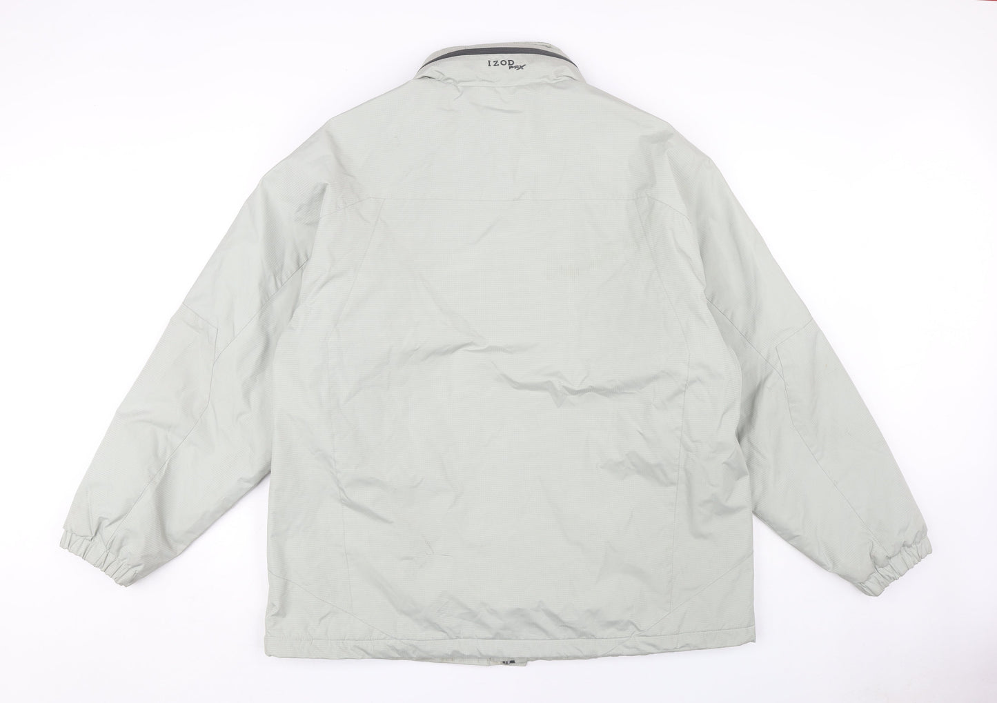 Mens UK Size XL IZOD Grey Basic Jacket