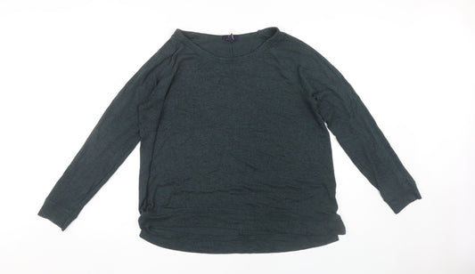Gap Women's Green Pullover Jumper, M, Boat Neck Jumper