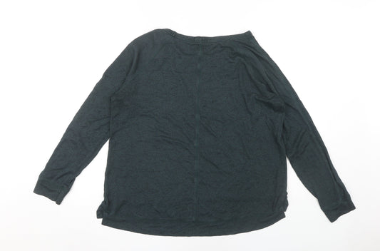 Gap Women's Green Pullover Jumper, M, Boat Neck Jumper