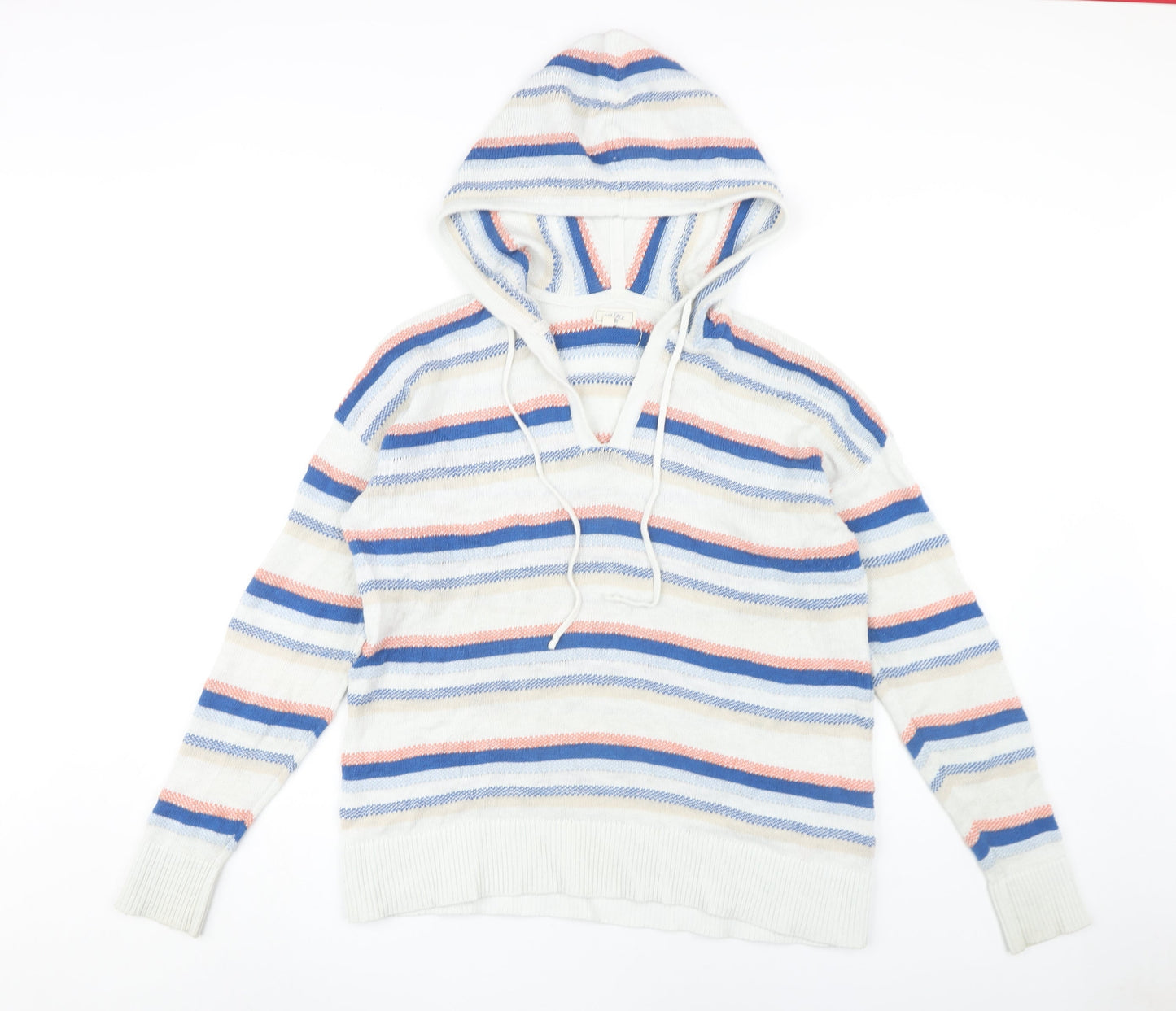 Womens UK Size 16 Fat Face Multicoloured Pullover Hoodie