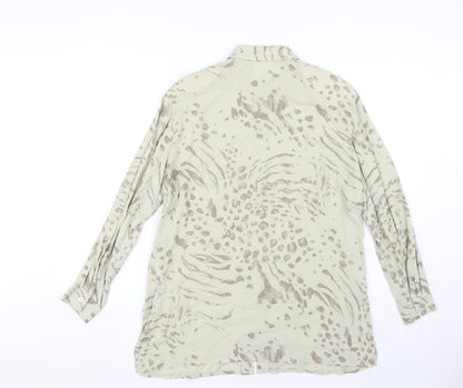 Womens UK Size 12 Gerry Weber Beige Basic Button-Up