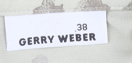 Womens UK Size 12 Gerry Weber Beige Basic Button-Up