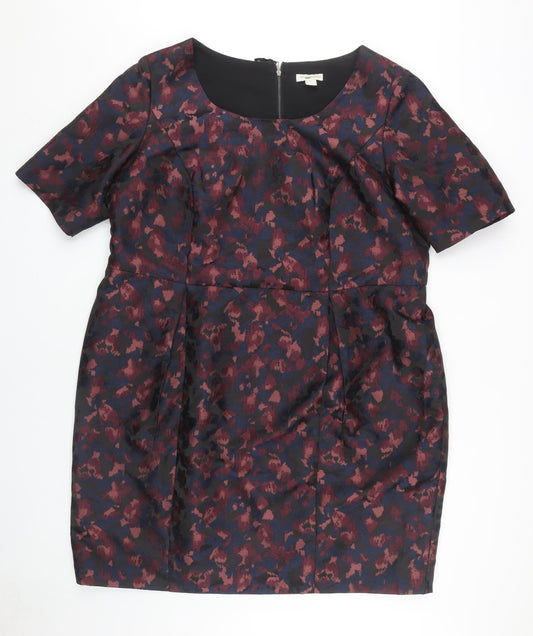 Monsoon Women Multicoloured Floral Shift Dress Size 22