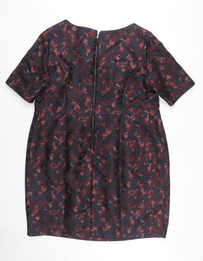 Monsoon Women Multicoloured Floral Shift Dress Size 22