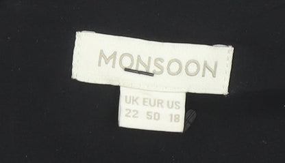 Monsoon Women Multicoloured Floral Shift Dress Size 22