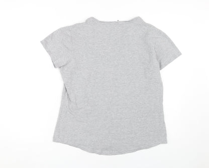 Mountain Warehouse Women's Grey V-Neck T-Shirt UK 16