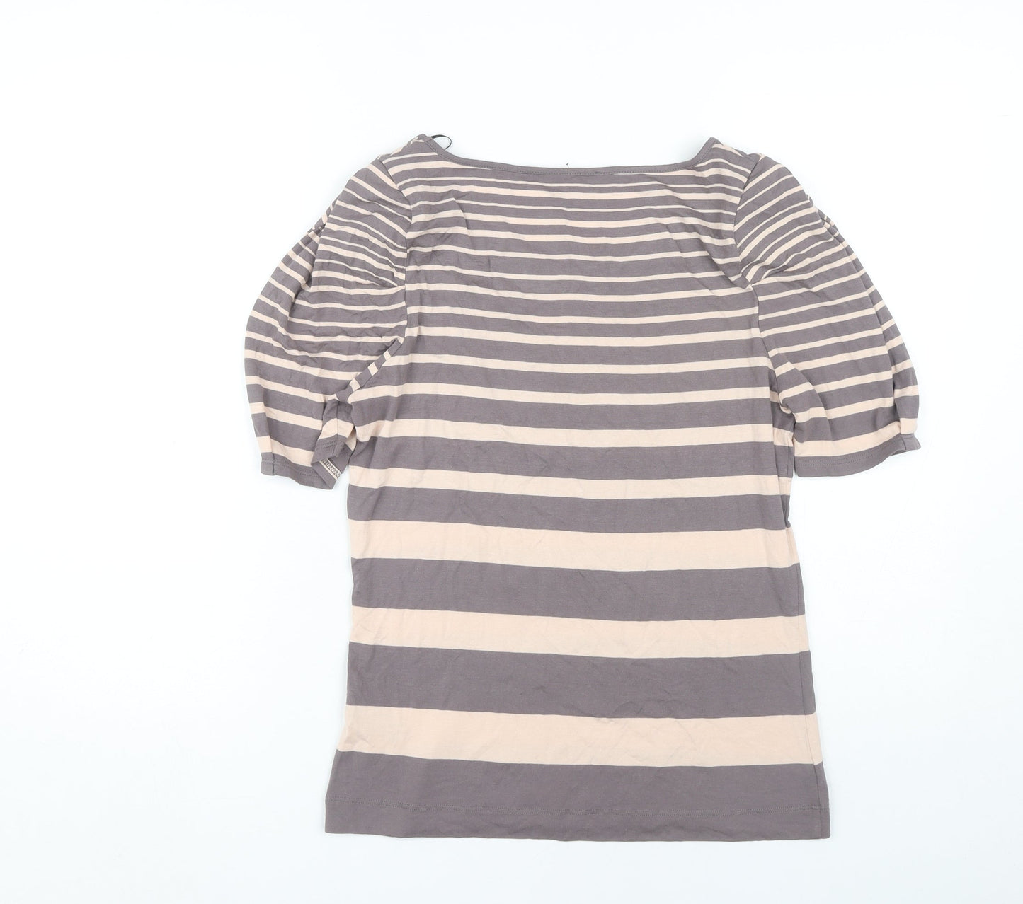 Womens UK Size 12 Marks and Spencer Beige Basic Blouse