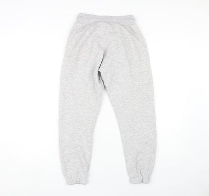 Womens UK Size 2 COLLUSION Regular Fit Jogger Grey Trousers