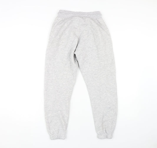 Womens UK Size 2 COLLUSION Regular Fit Jogger Grey Trousers