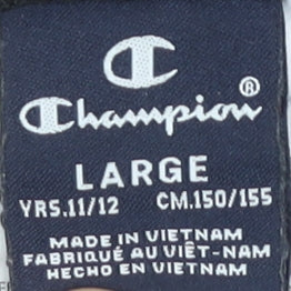 Champion Boys Black Jogger Trousers Size L