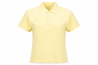Womens UK Size S Laura Ashley Yellow Basic Polo