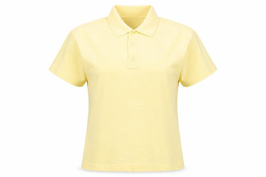 Womens UK Size S Laura Ashley Yellow Basic Polo