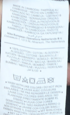 Nike Men's Black XL Graphic Print T-Shirt