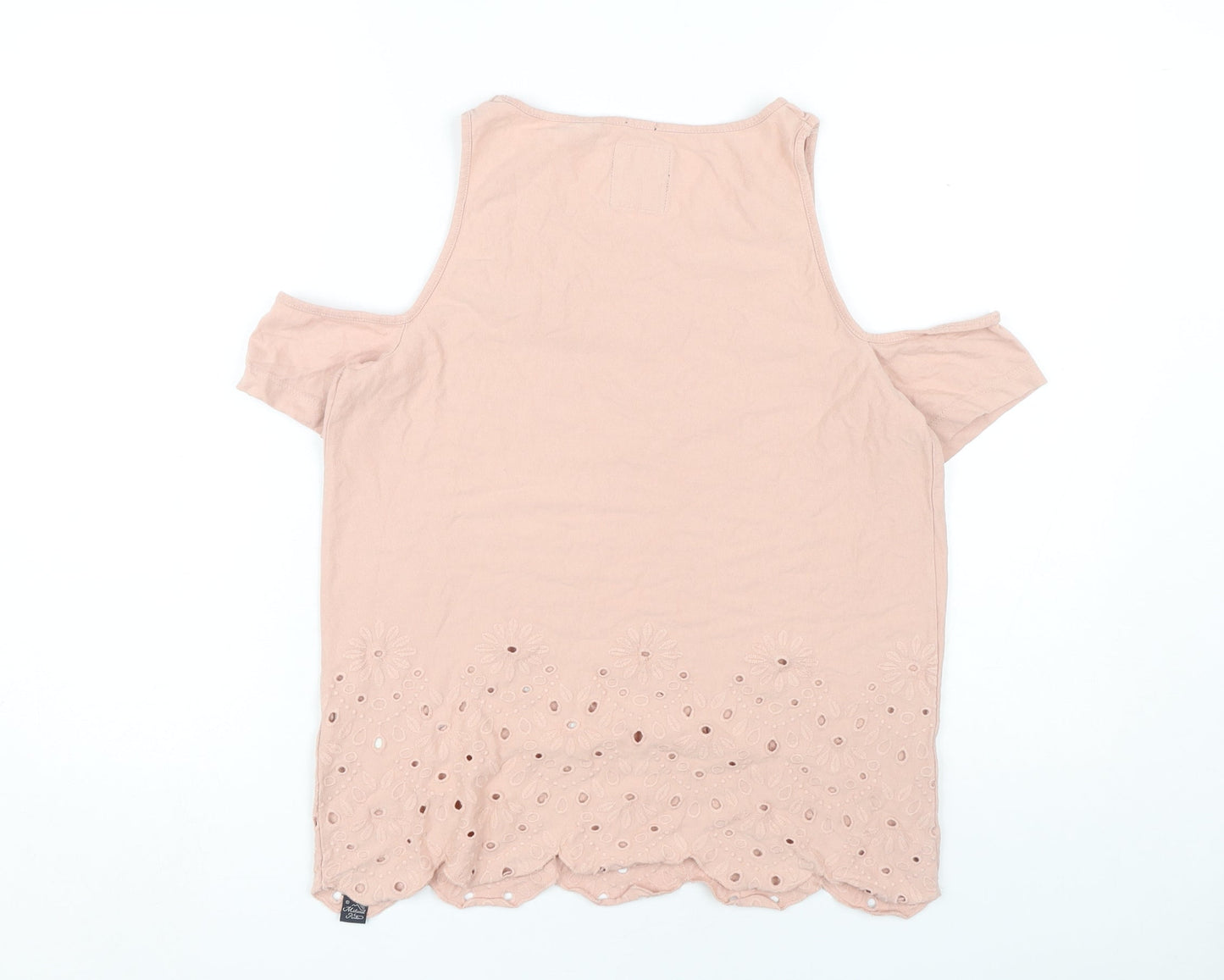 Womens UK Size M Superdry Pink Basic Blouse
