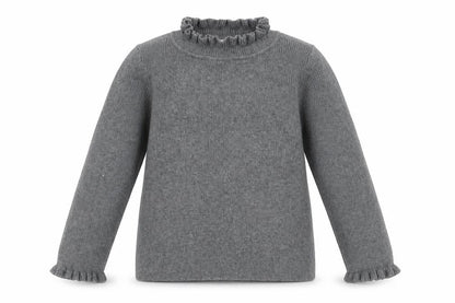 Gap Girls Grey Cotton Pullover Jumper, 4 Years