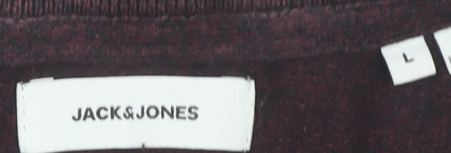 Jack & Jones Men's Red L Pullover Jumper