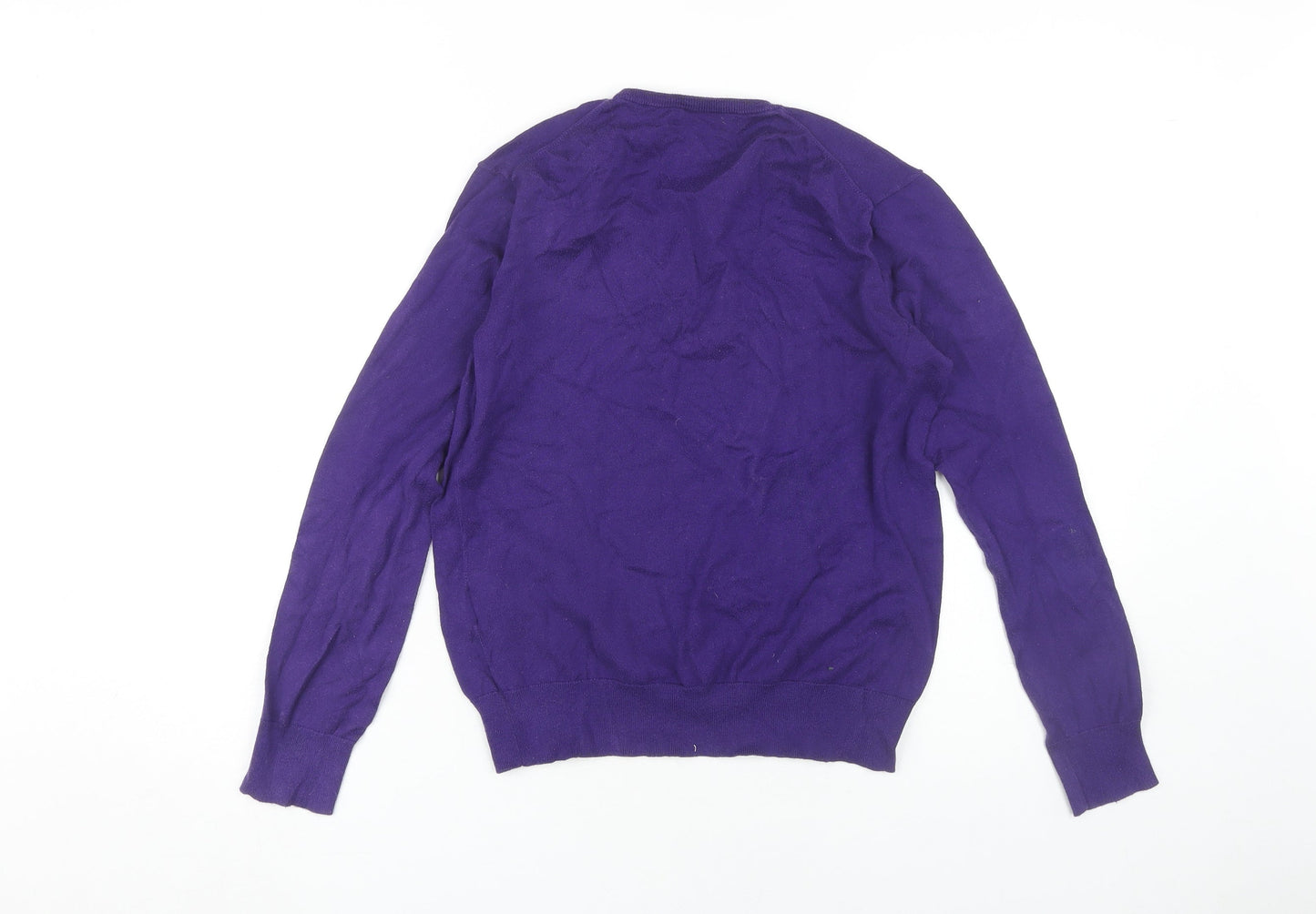 Womens UK Size M Ralph Lauren Purple Pullover Jumper