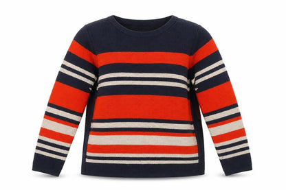 Womens UK Size L Isle Essentials Multicoloured Pullover Jumper