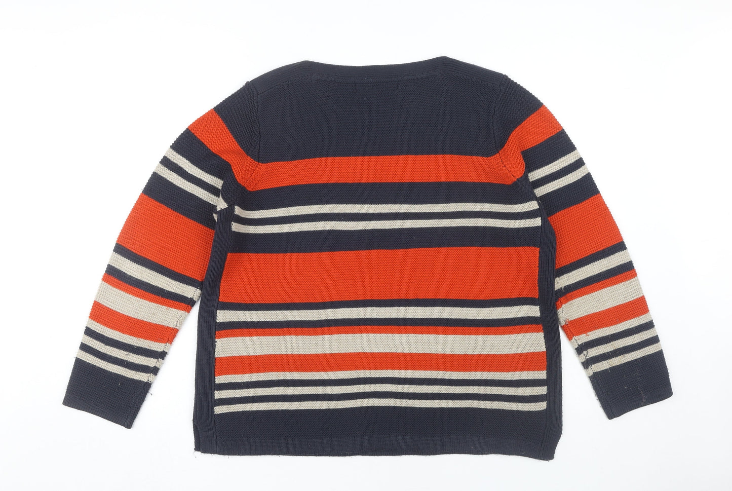 Womens UK Size L Isle Essentials Multicoloured Pullover Jumper