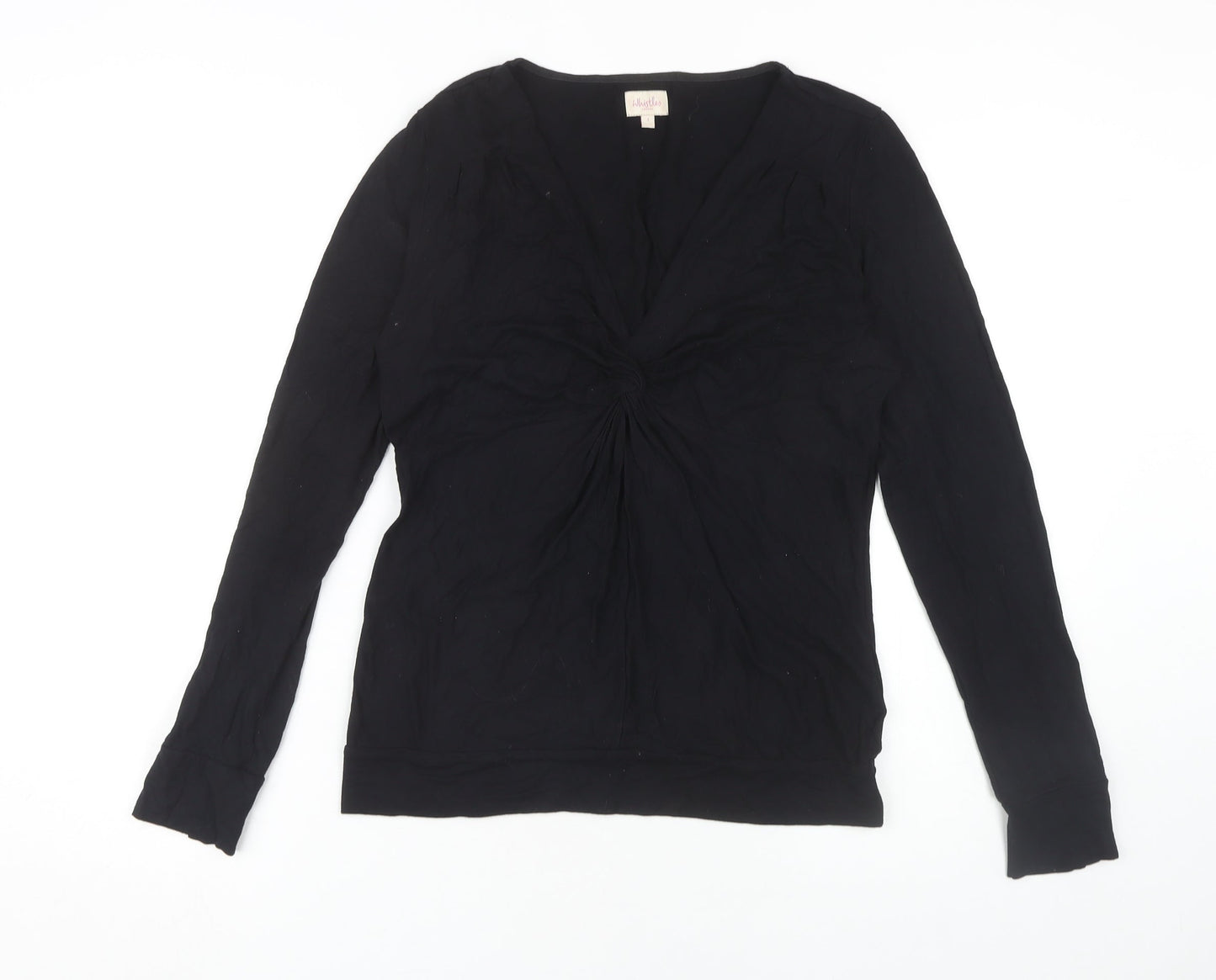 Womens UK Size L Whistles Black Basic Blouse