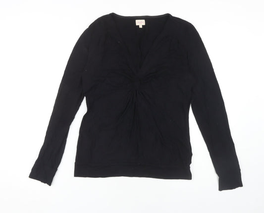 Womens UK Size L Whistles Black Basic Blouse
