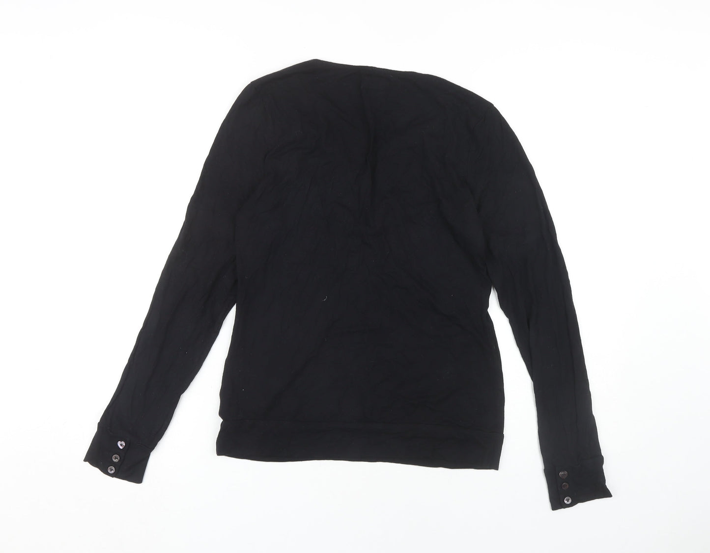 Womens UK Size L Whistles Black Basic Blouse