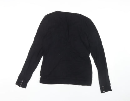 Womens UK Size L Whistles Black Basic Blouse