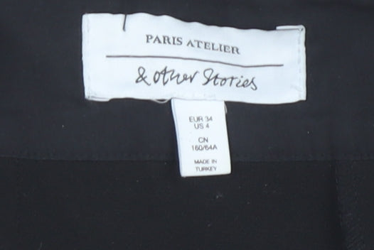 & Other Stories Women's Black Pencil Skirt Size 6