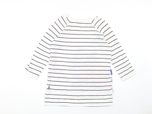 Womens UK Size 10 Joules Multicoloured Basic T-Shirt