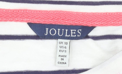 Womens UK Size 10 Joules Multicoloured Basic T-Shirt