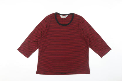 Womens UK Size 18 TIGI Wear Red Jersey T-Shirt