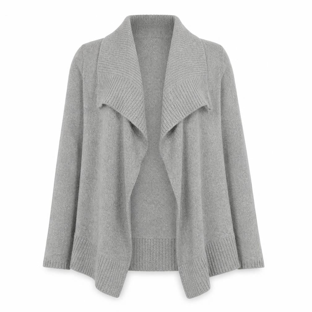 Crew Clothing Women's Grey Open Front Cardigan Size 8