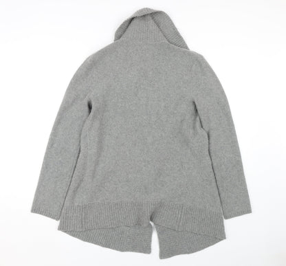 Crew Clothing Co. Women's Grey Open Front Cardigan Size 8