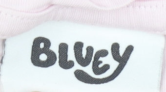 Bluey Women's Pink Cartoon Pyjama T-Shirt, Size 8-10