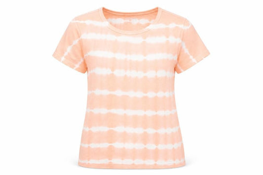 Lands' End Women's Orange T-Shirt, M, Short Sleeve, Casual