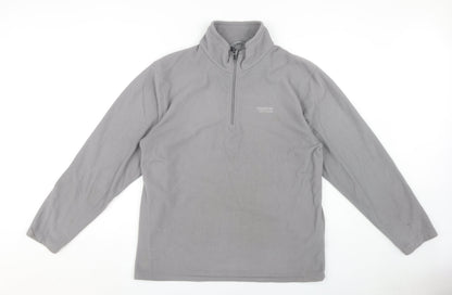 Mens UK Size XL Regatta Grey 1/4 Zip Sweatshirt
